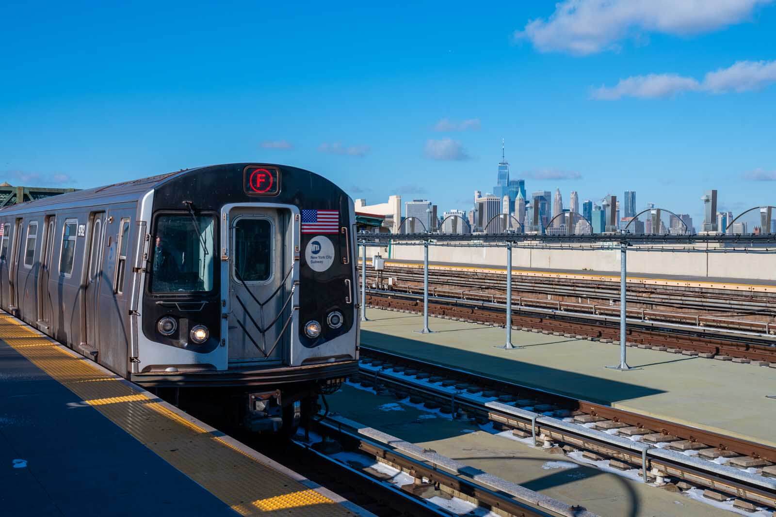 Smith and 9th St Train in Brooklyn