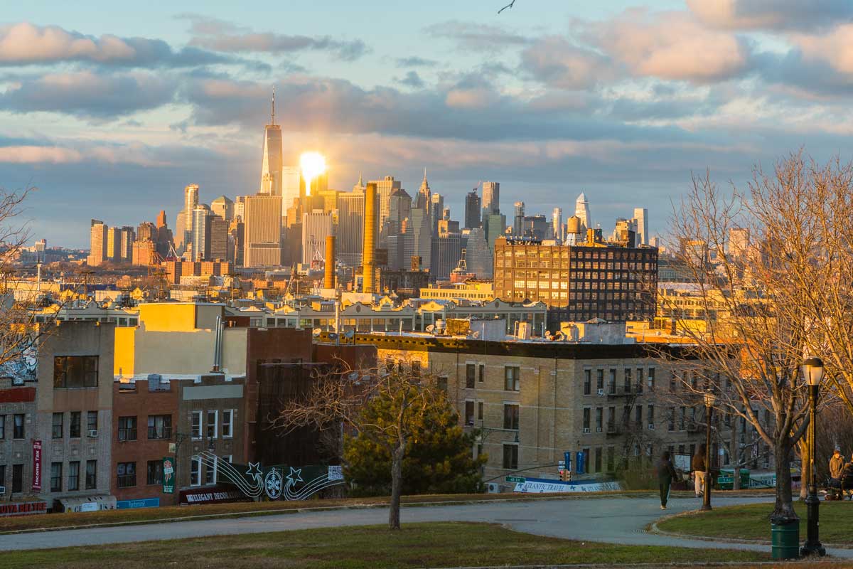 Golden-Light-at-Sunset-Park-in-Sunset-Park-Brooklyn