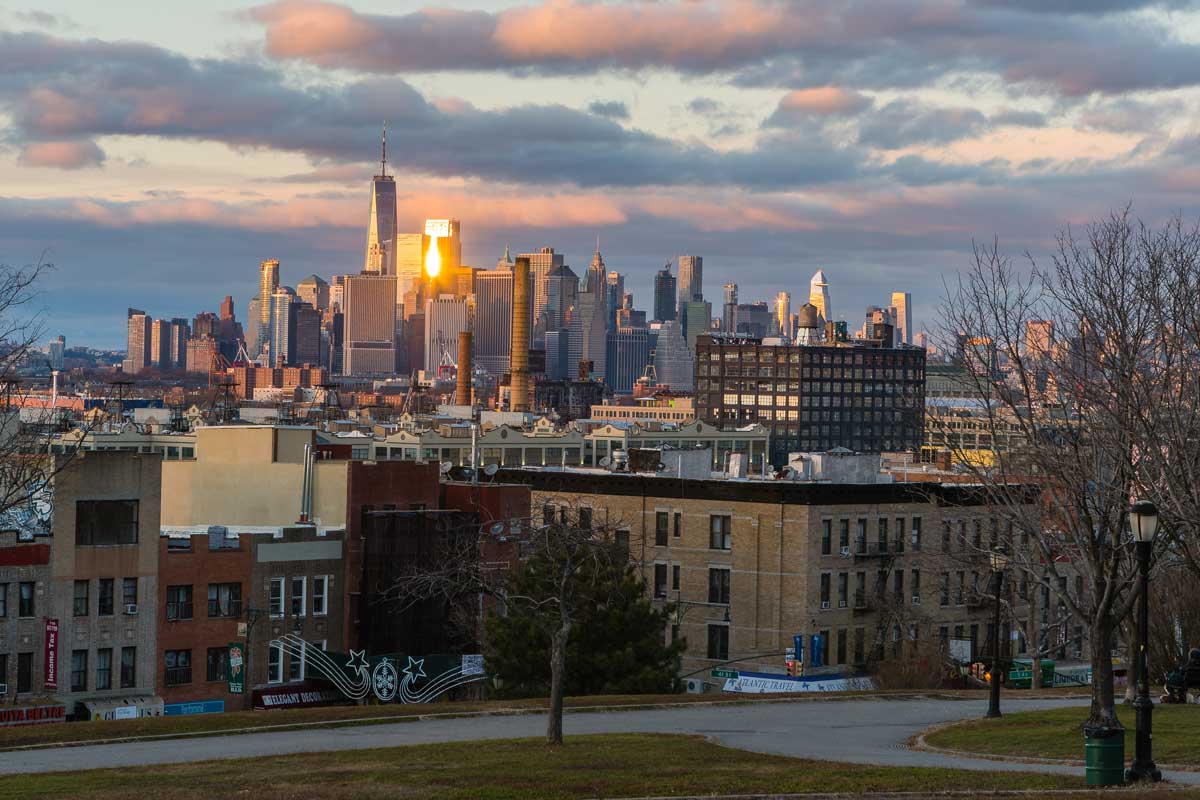 Sunset View at Sunset Park in Brooklyn