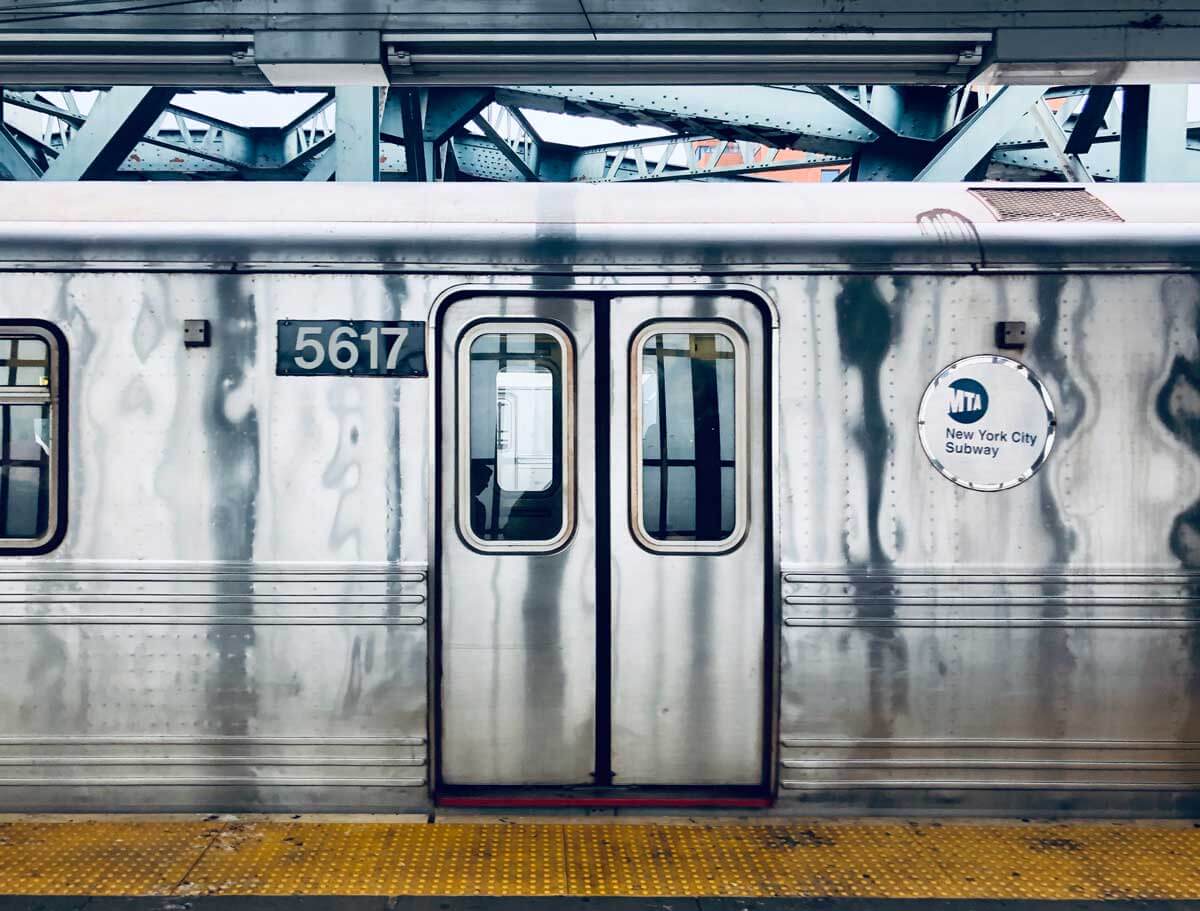 subway car in brooklyn