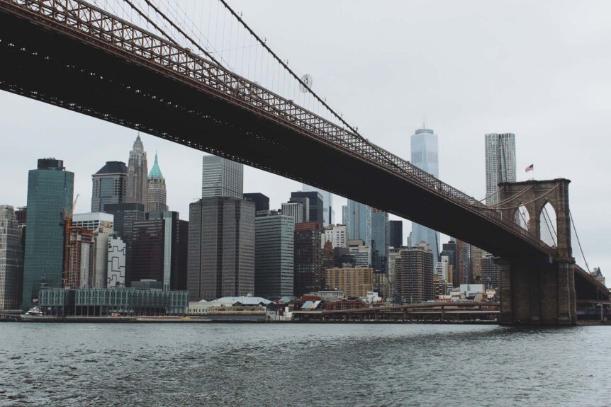 Brooklyn Bridge view by Katie Hinkle