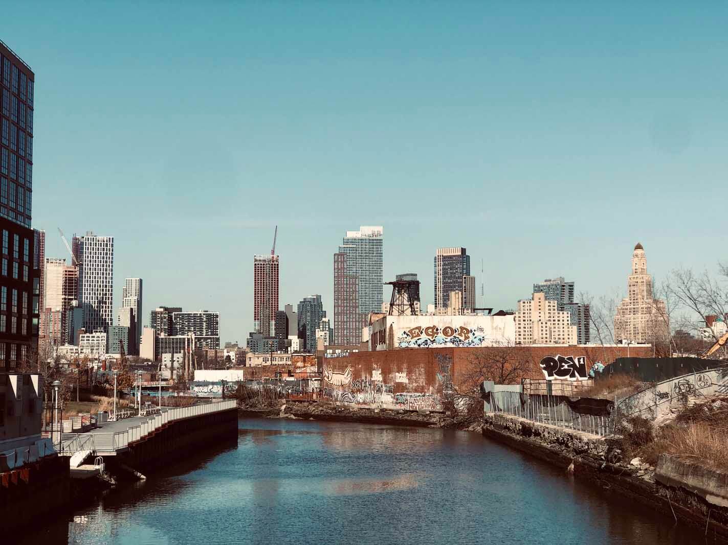 Gowanus Canal View in BRooklyn