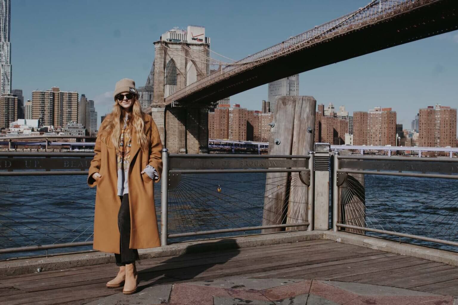 Katie in DUMBO Brooklyn by Katie Hinkle