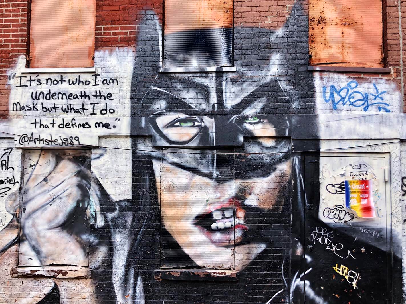 The Batgirl van Carl J Gabriel in Williamsburg Brooklyn