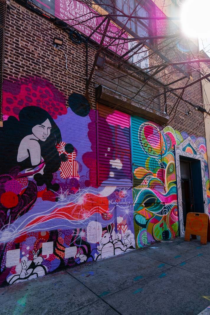 Bushwick Collective in Bushwick Brooklyn