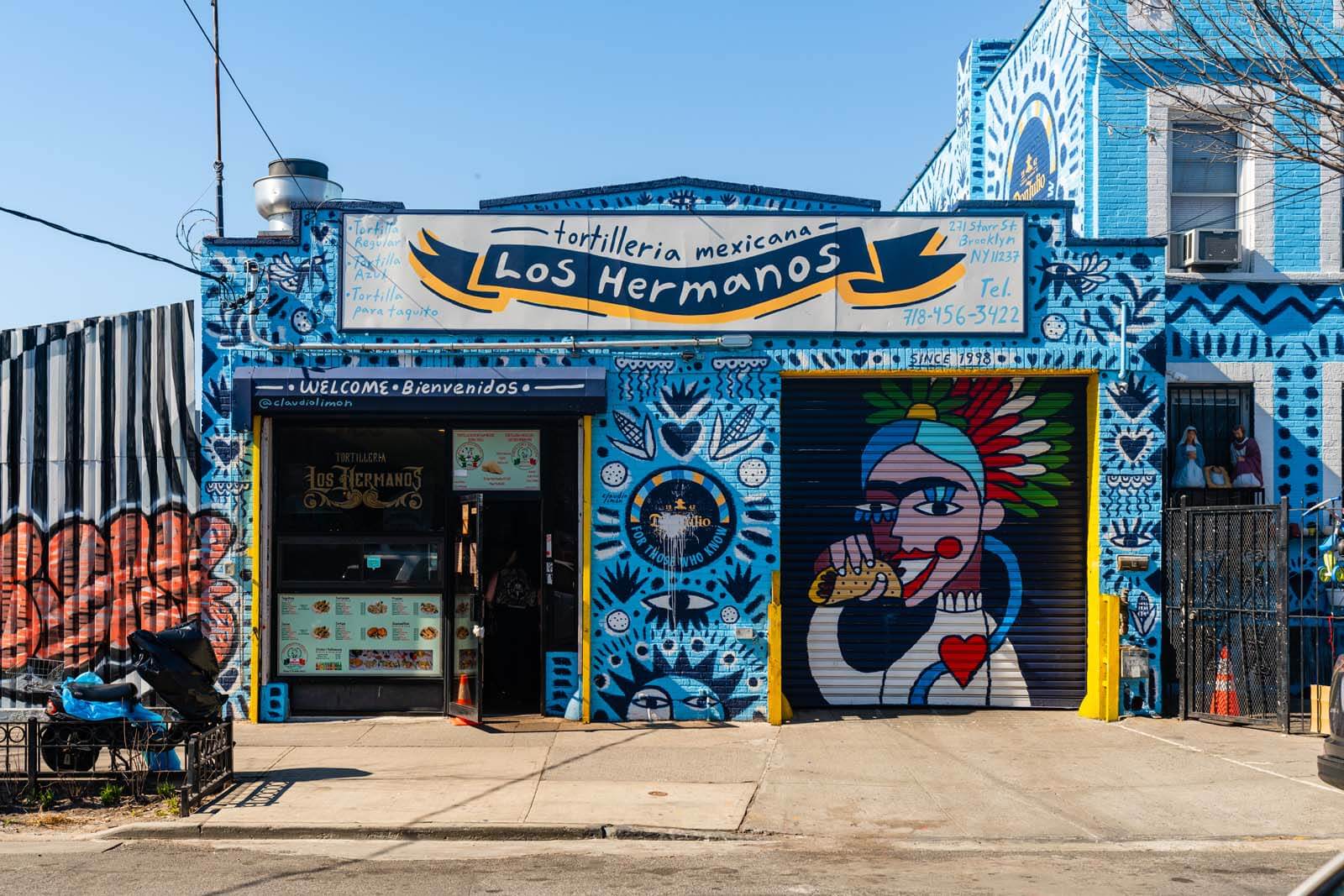 los hermanos tortillas in Bushwick