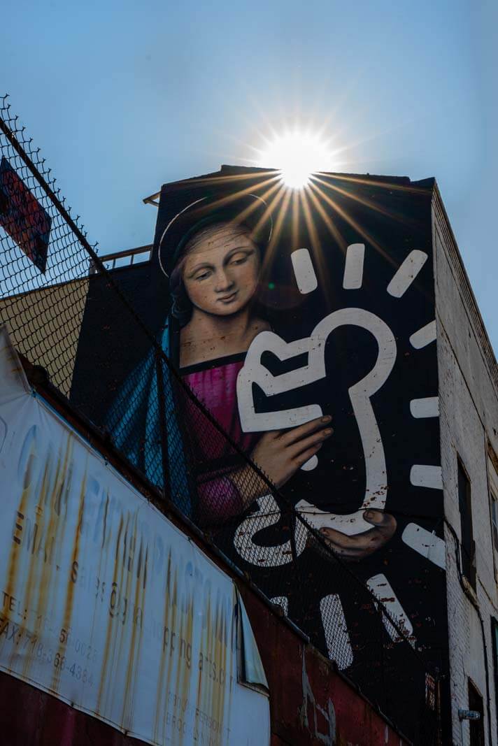 mural in Bushwick as a part of the Bushwick Collective in Brooklyn