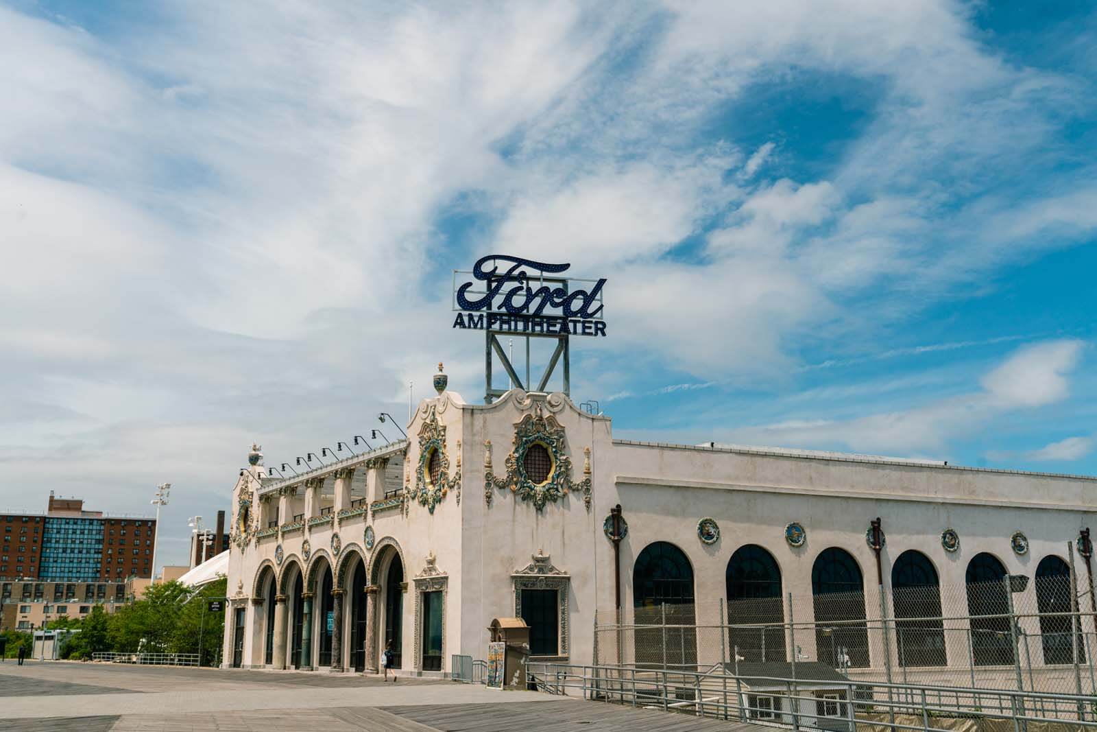 Ford Amphitheater on the Coney Island boardwalk