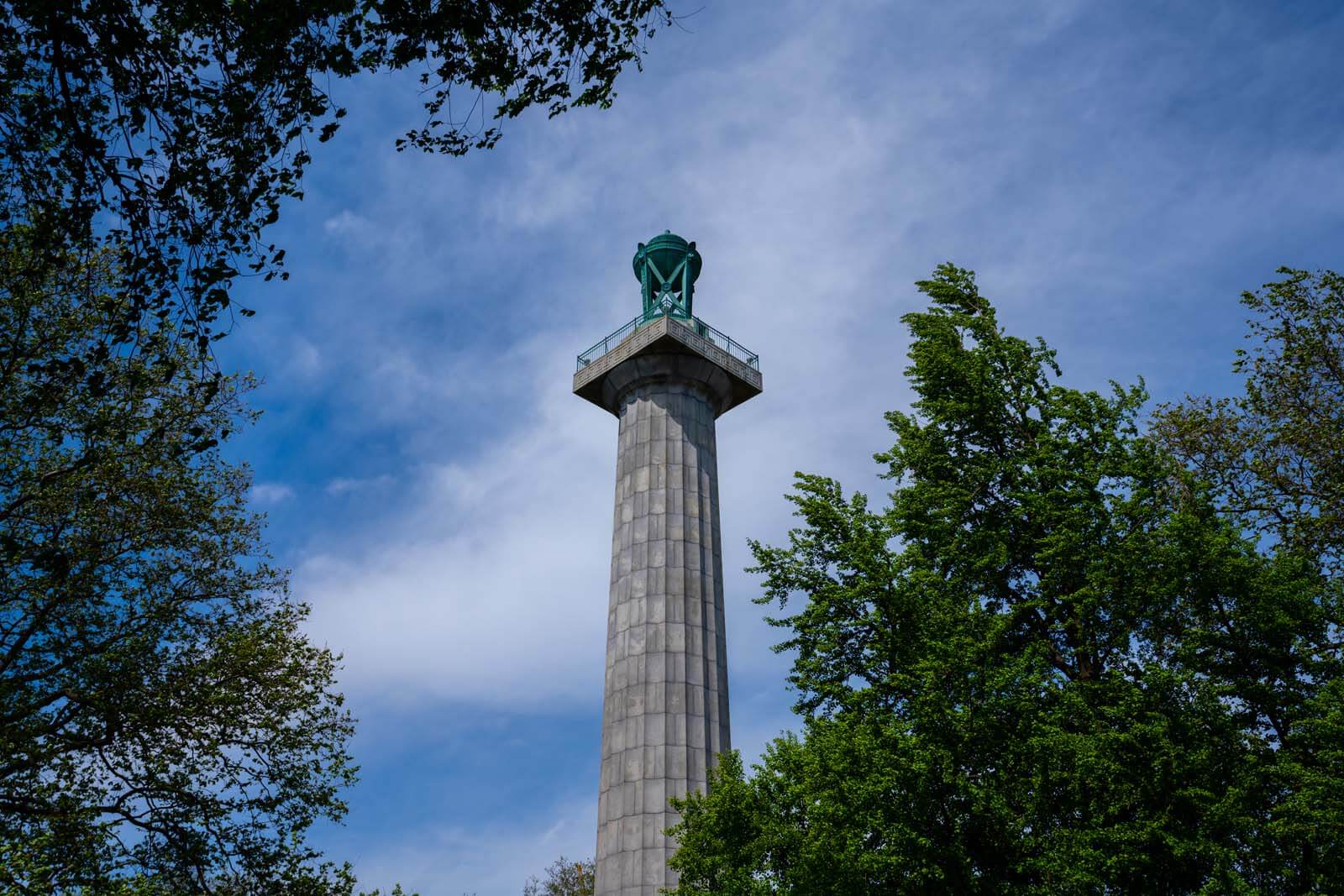 Fort Greene Park monument in Brooklyn