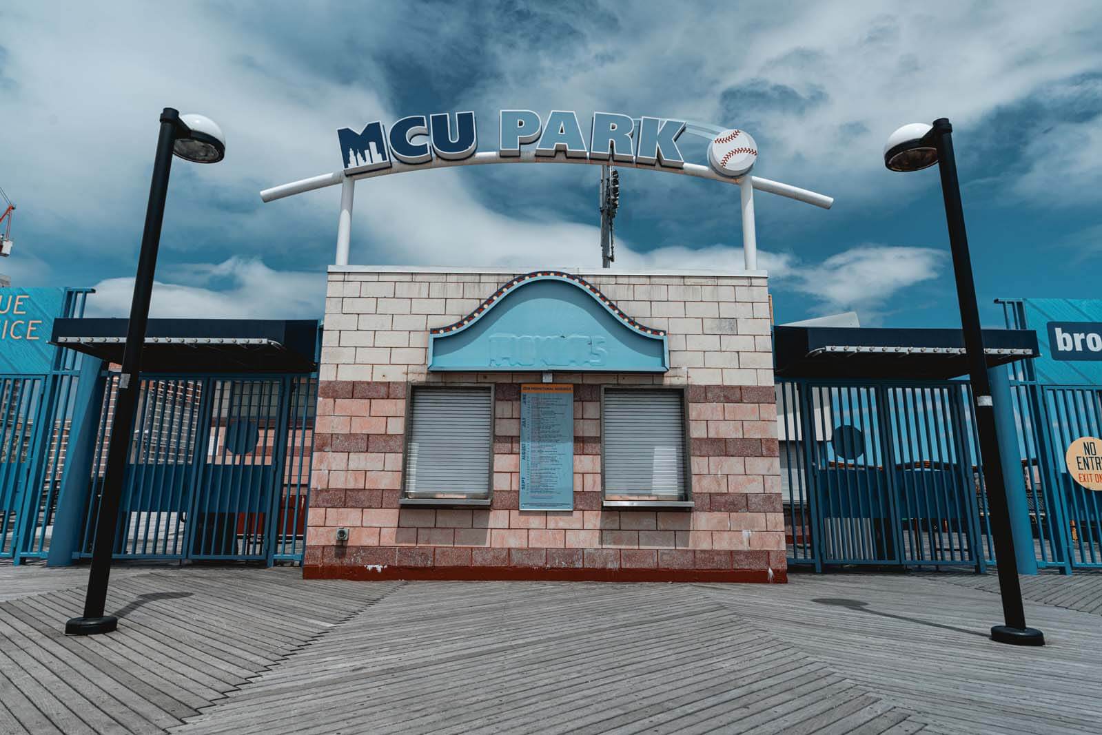 MCU Park at Coney Island where the Cyclones play baseball