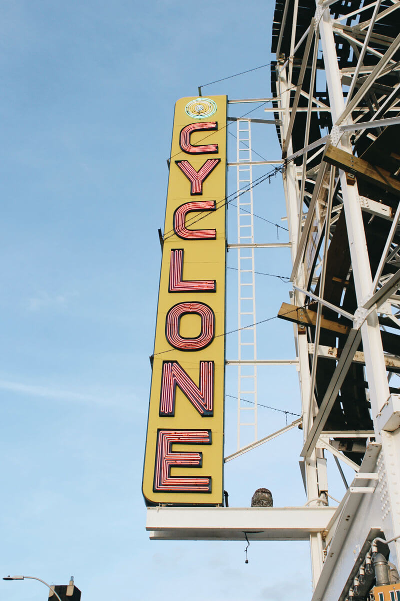 Cyclone-Rollercoaster-sign-at-Coney-Island-by-Katie-Hinkle