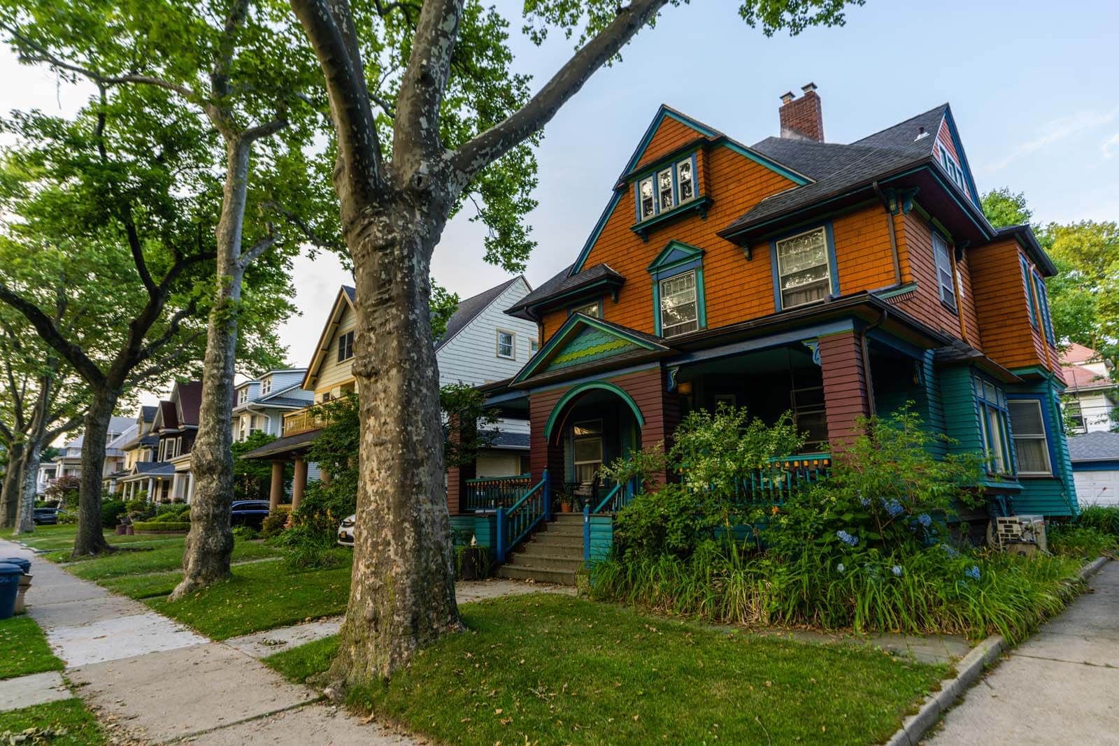 Gorgeous row of homes in Victorian Flatbush and Ditmas Park in Brooklyn