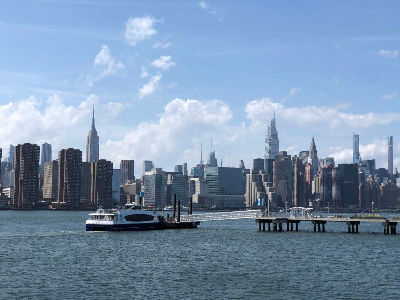 NY Ferry in Greenpoint Brooklyn