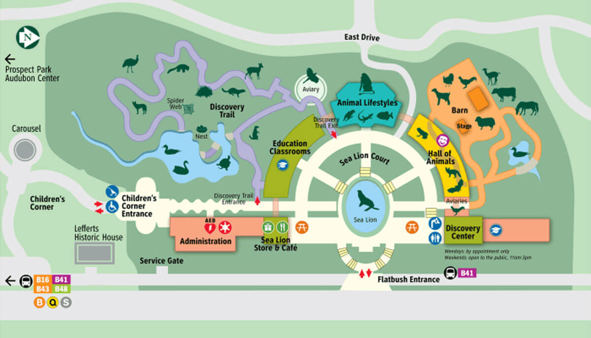Prospect Park Zoo Map