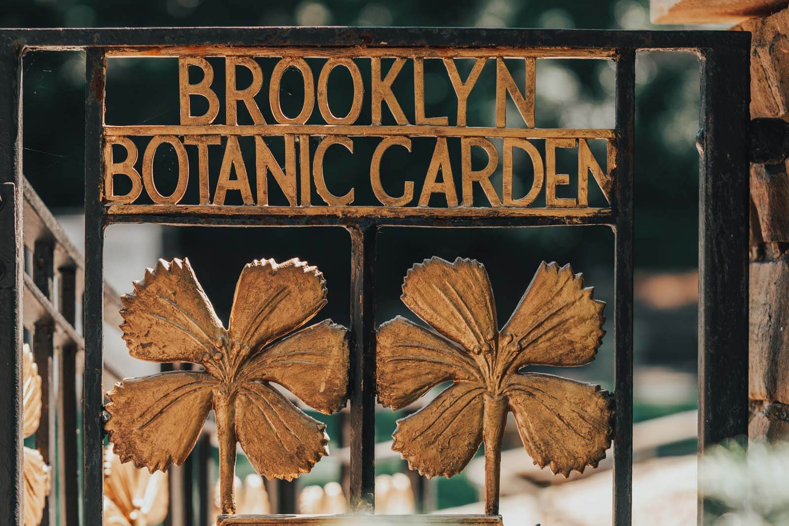 entrance to the fragrance garden at Brooklyn Botanical