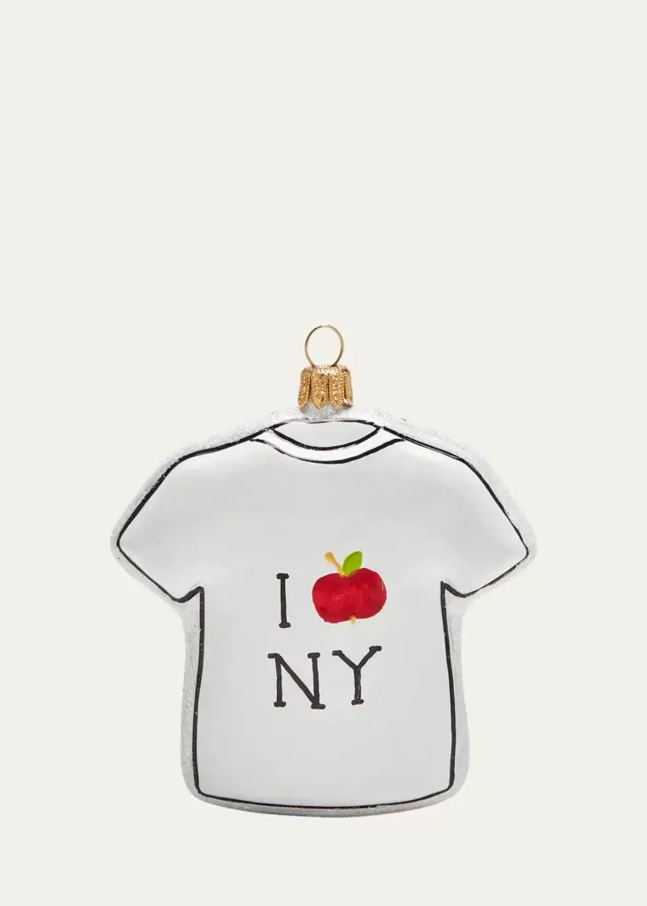 NYC T shirt christmas ornament