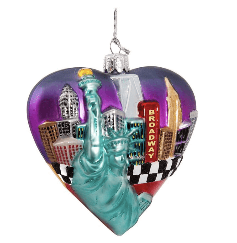 New York City heart Christmas Ornament