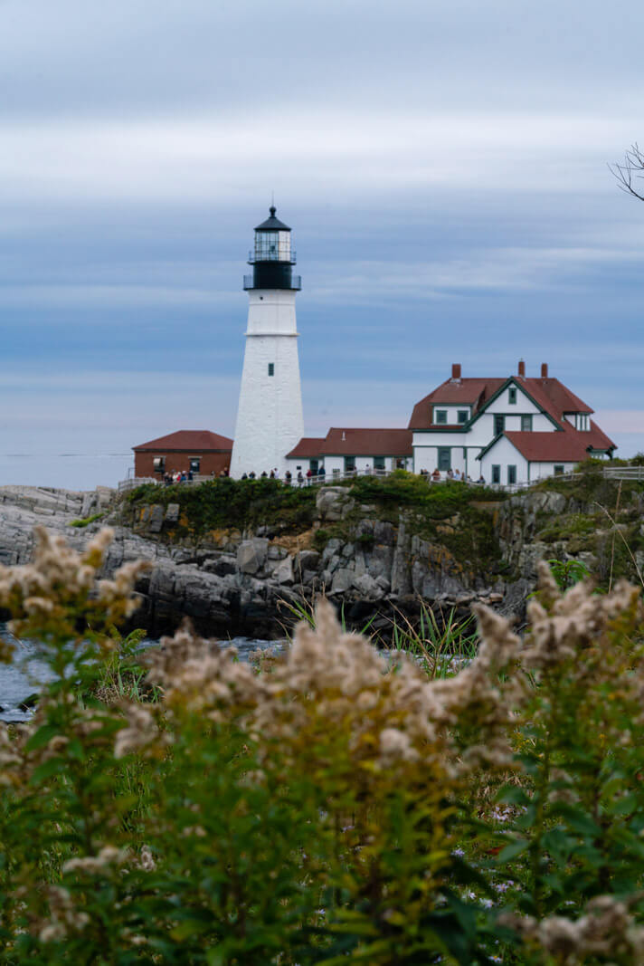 Portland Head Light House in Maine on Cape Elizabeth