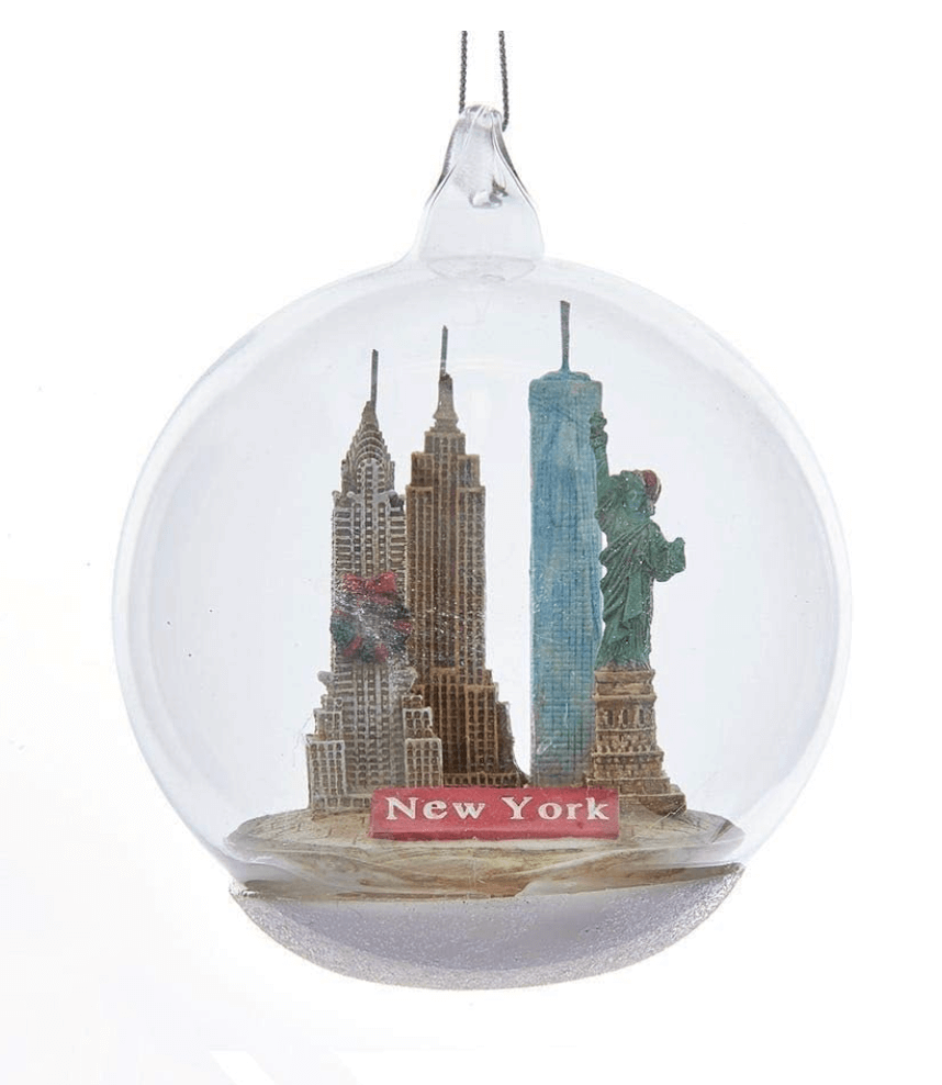 Skyscrapers NYC Christmas Ornament