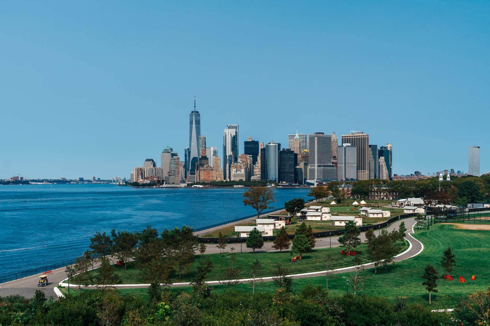 View of Lower Manhattan from Governors Island