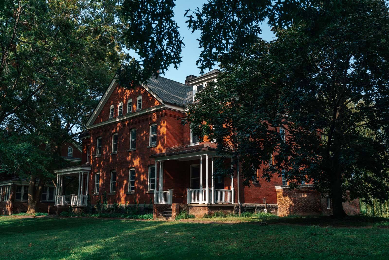 beautiful brick home on Colonels Row in Governors Island NYC