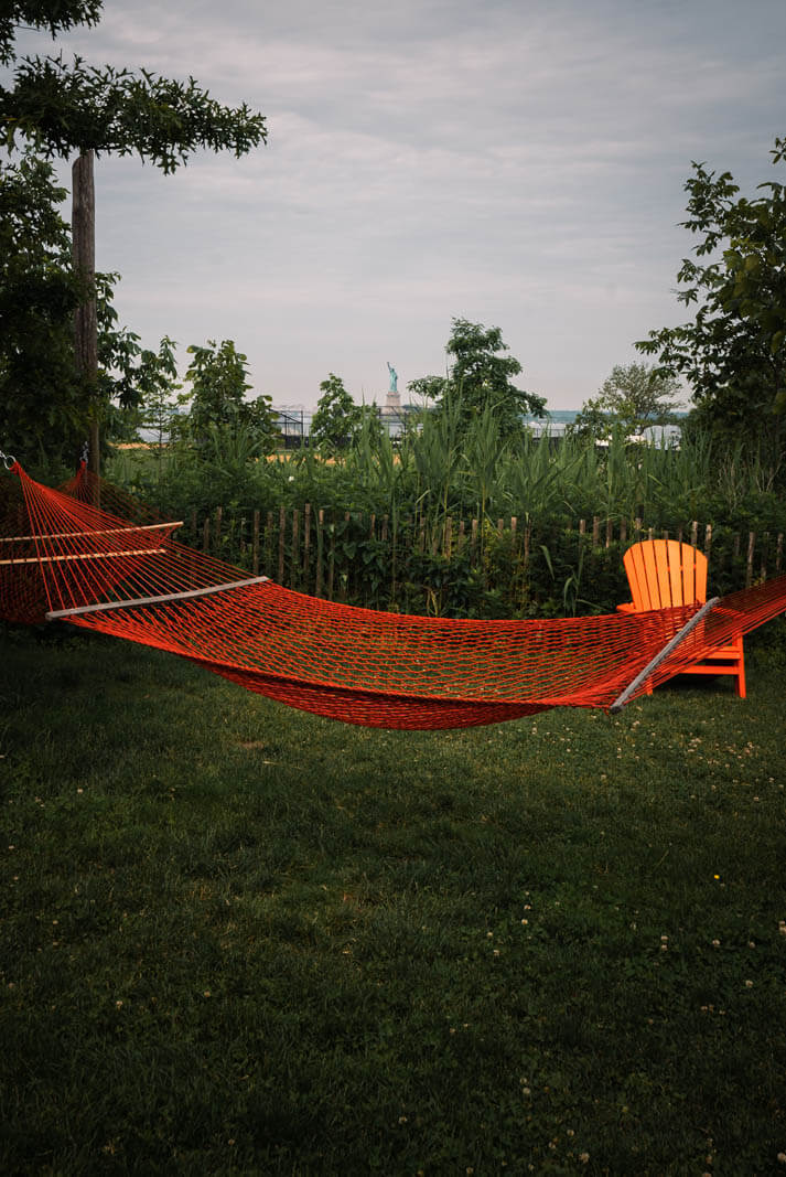 hammock on Governors Island