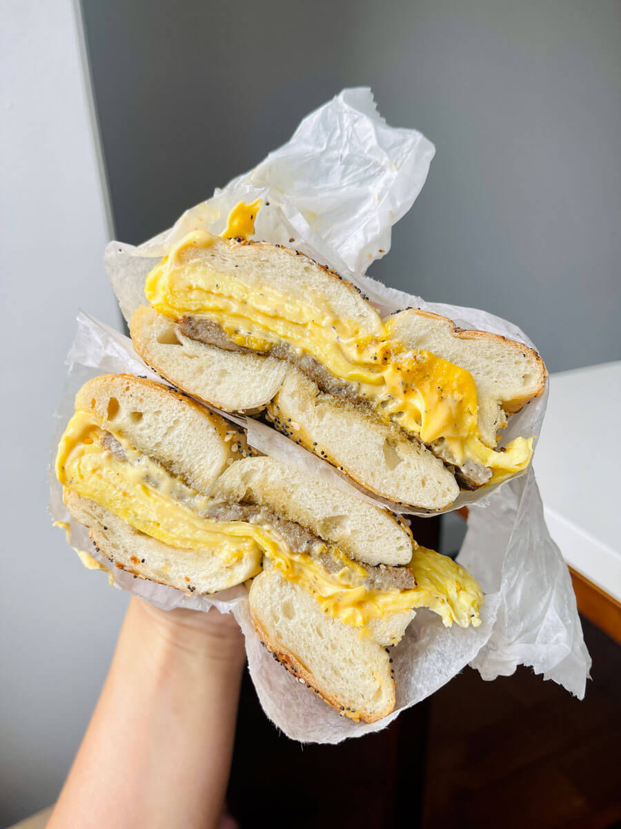 Greenbergs-bagel-sandwich-in-Bed-Stuy-Brooklyn