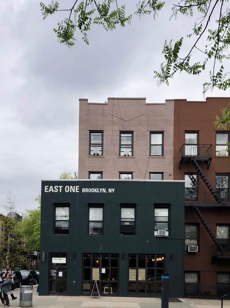 East One Coffee Roasters in Carroll Gardens Brooklyn