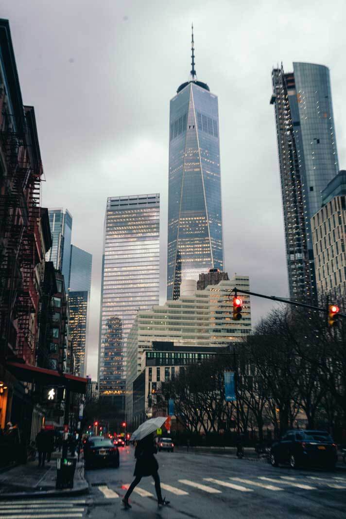 One World Trade Center in Lower Manhattan in NYC