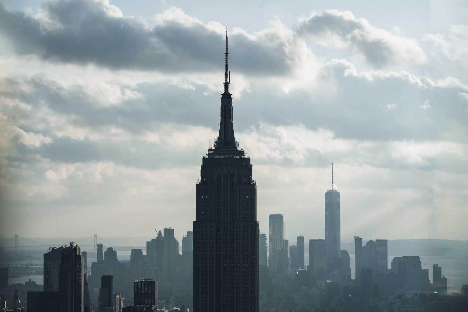 New York City 4K - Empire State Building - Driving Downtown USA 