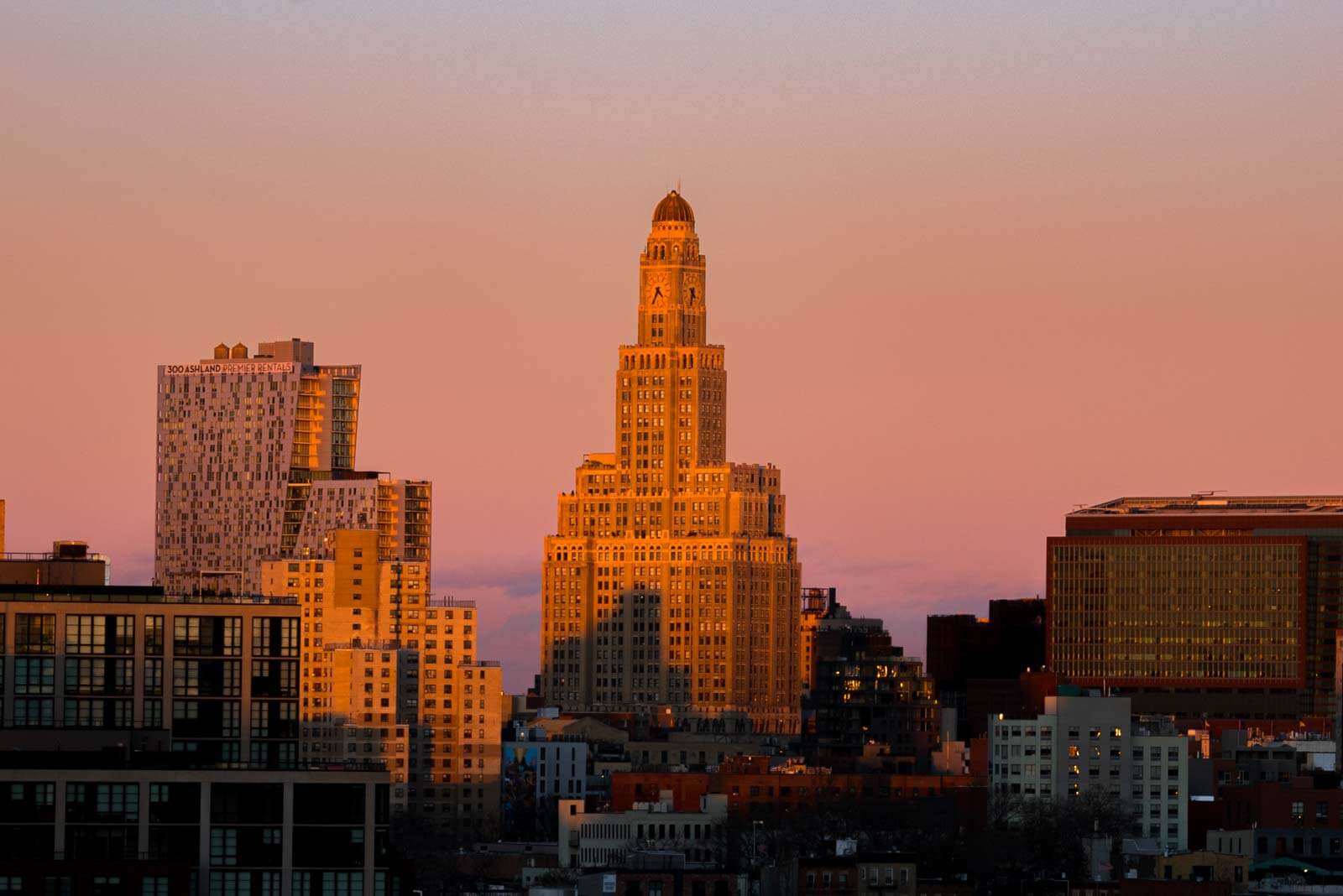 One Hanson Building taken from Smith & 9th Subway Station