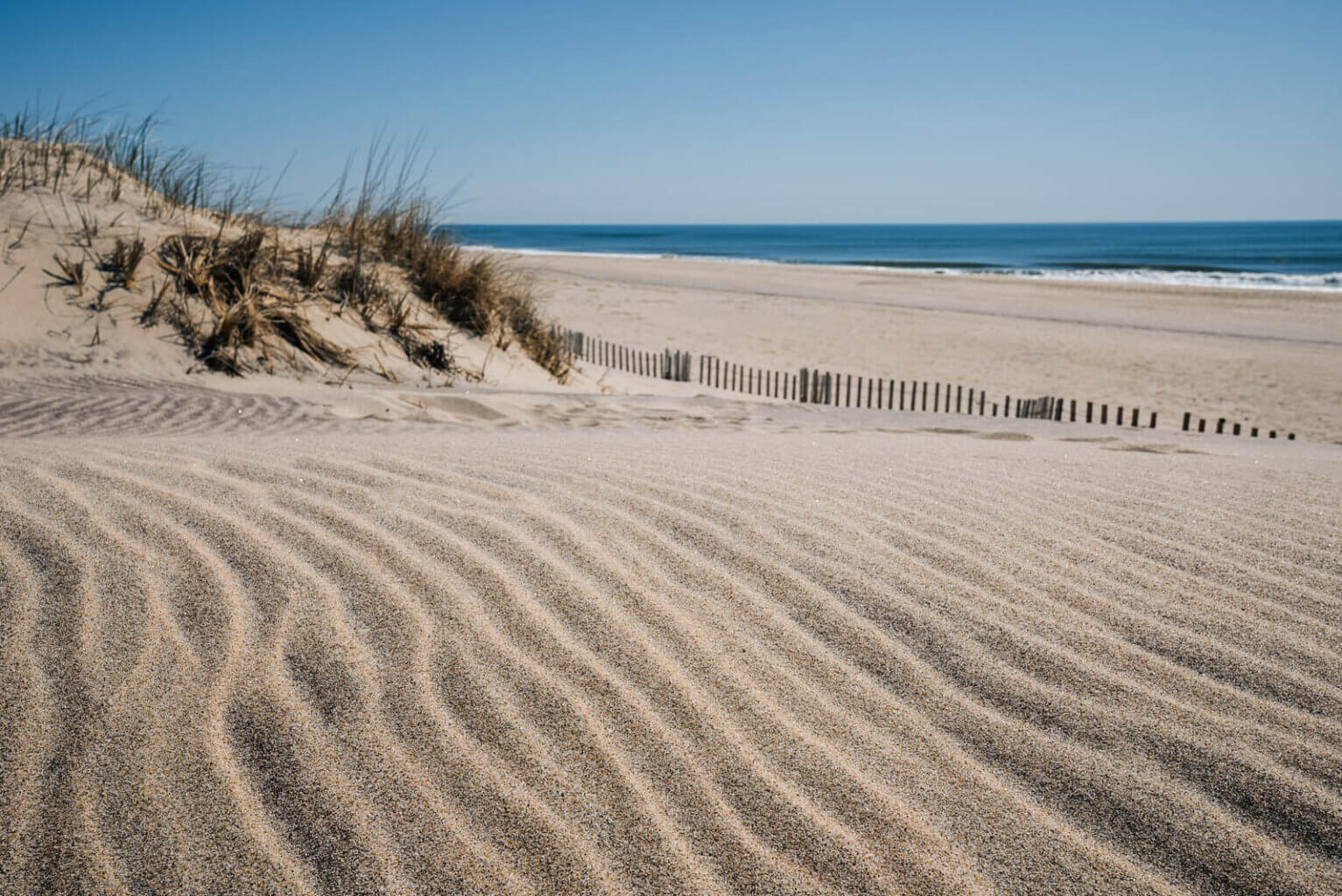 Coopers Beach in Southhampton in the Hamptons New York