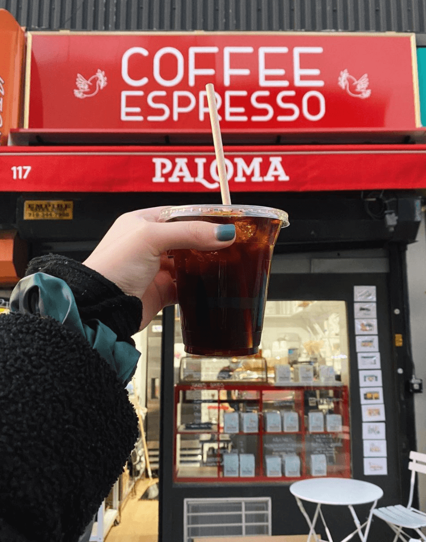 Espresso Paloma cafe in Greenpoint Brooklyn quoffee quest