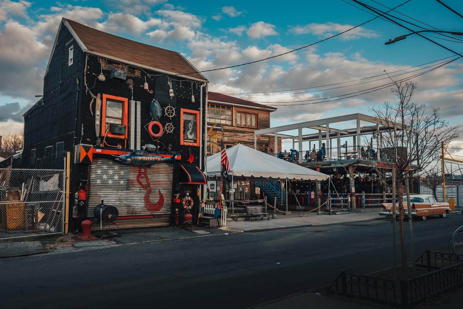 Nautical Red Hook Builiding in Brooklyn