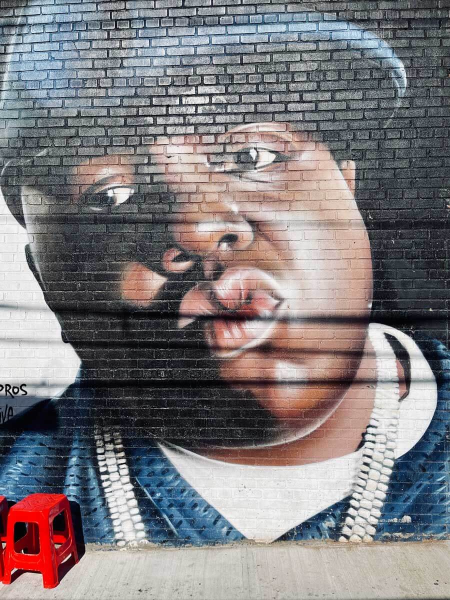 notorious big mural