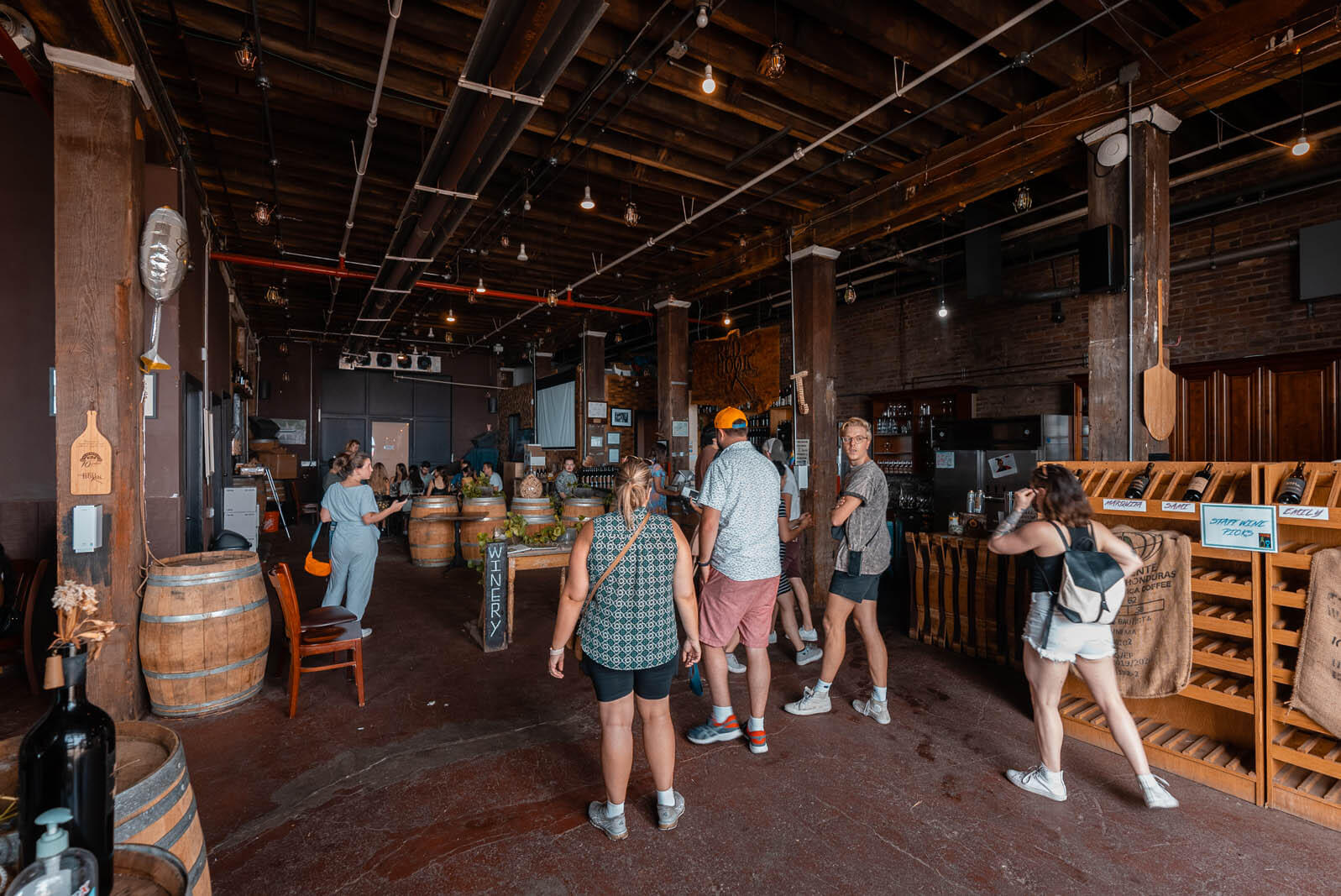 Red Hook Winery and tasting room in Brooklyn