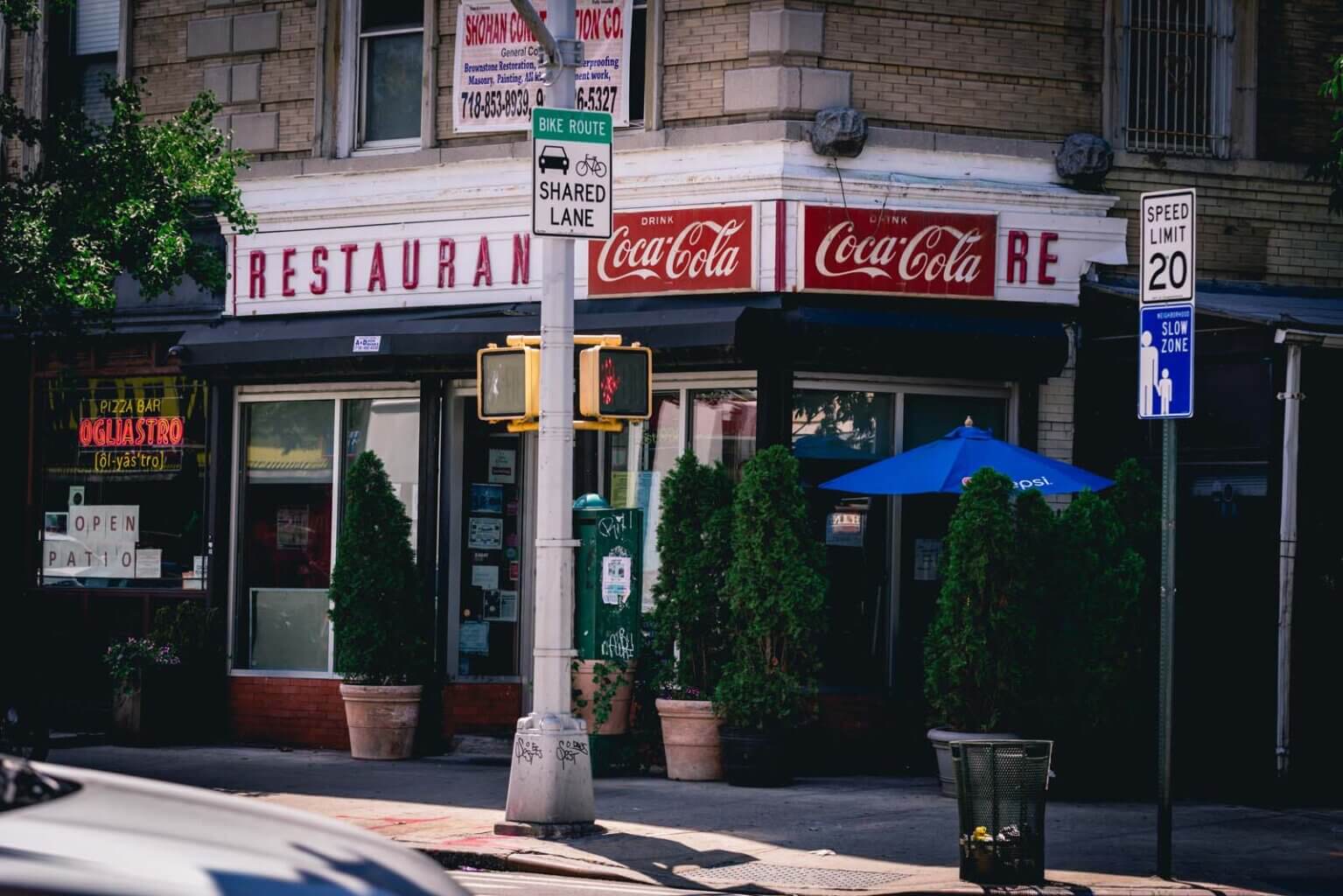 Toms Diner in Prospect Heights Brooklyn