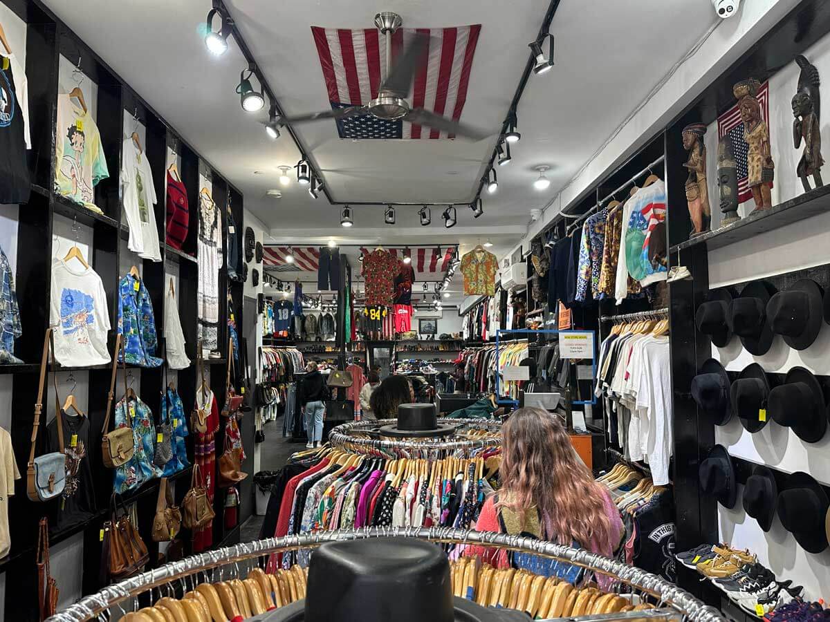 Shop a locally owned vintage clothing store in Fort Worth