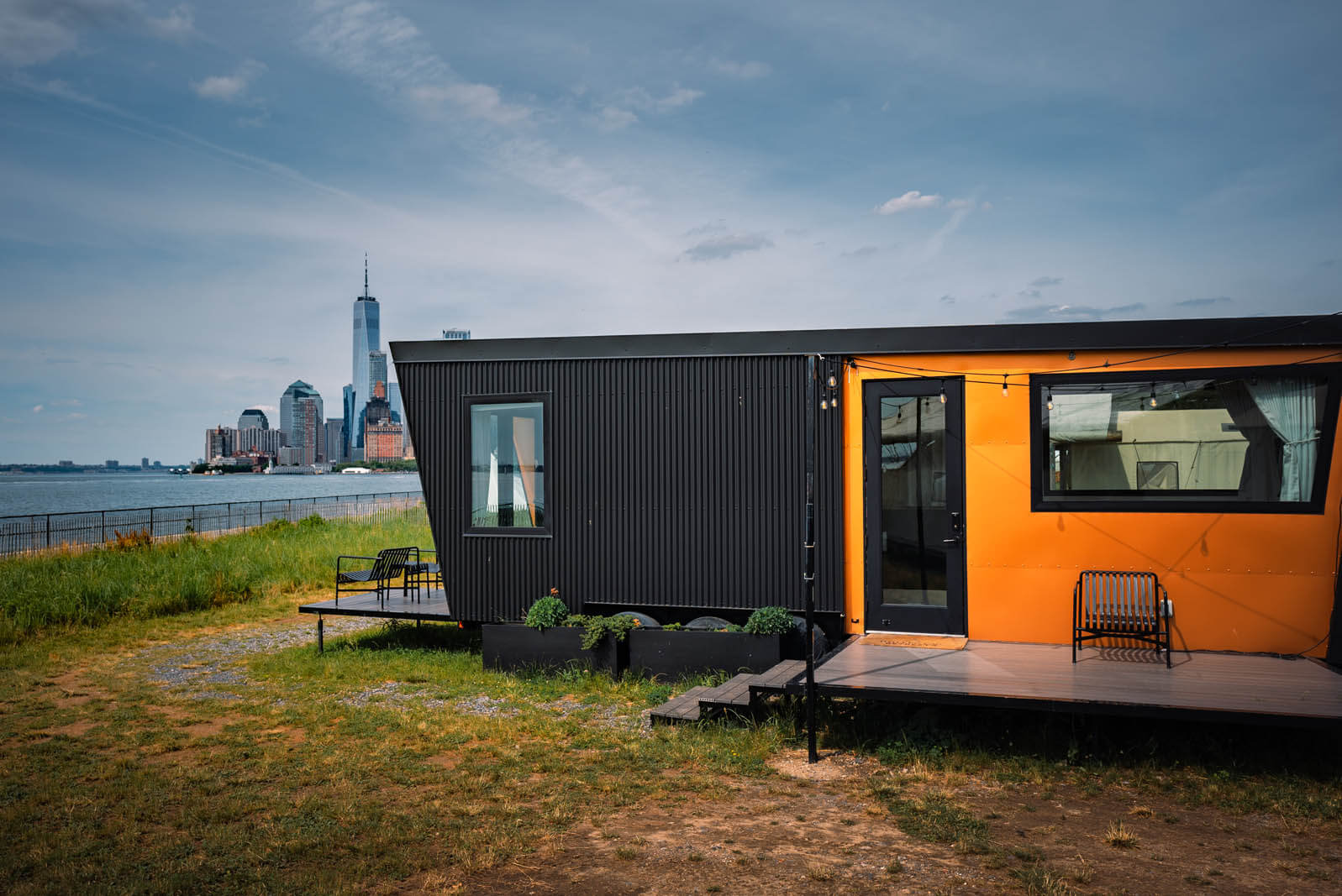 Outlook Shelter glamping at Governors Island in NYC with Collective Retreats