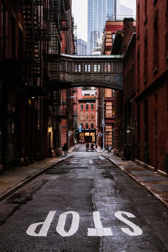 Staple Street Skybridge in Tribeca Manhattan a hidden gem in NYC