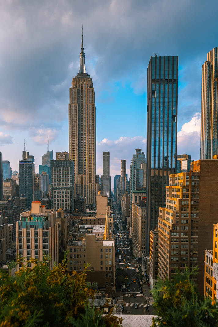 view from empire state building