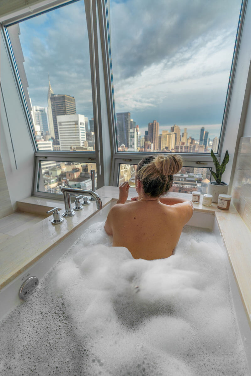 view-of-Chrysler-Building-and-skyline-from-bath-in-the-Langham-Hotel-NYC-on-5th-Avenue