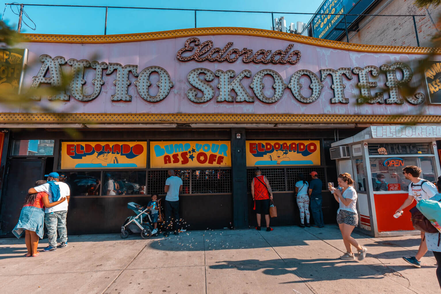 El Dorado AutoSkooter bumper cars and arcade at Coney Island Brooklyn