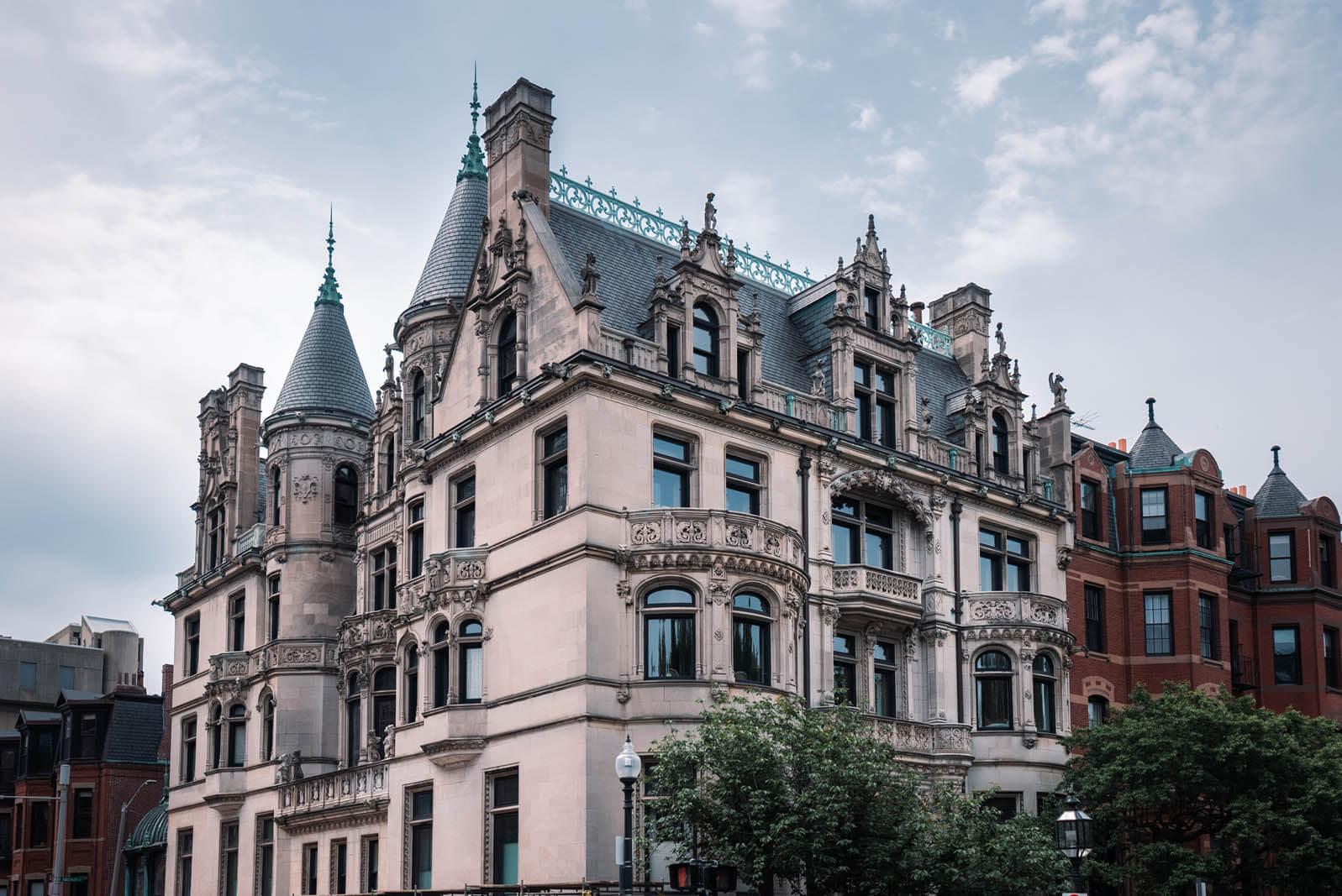 beautiful mansion in Back Bay Boston