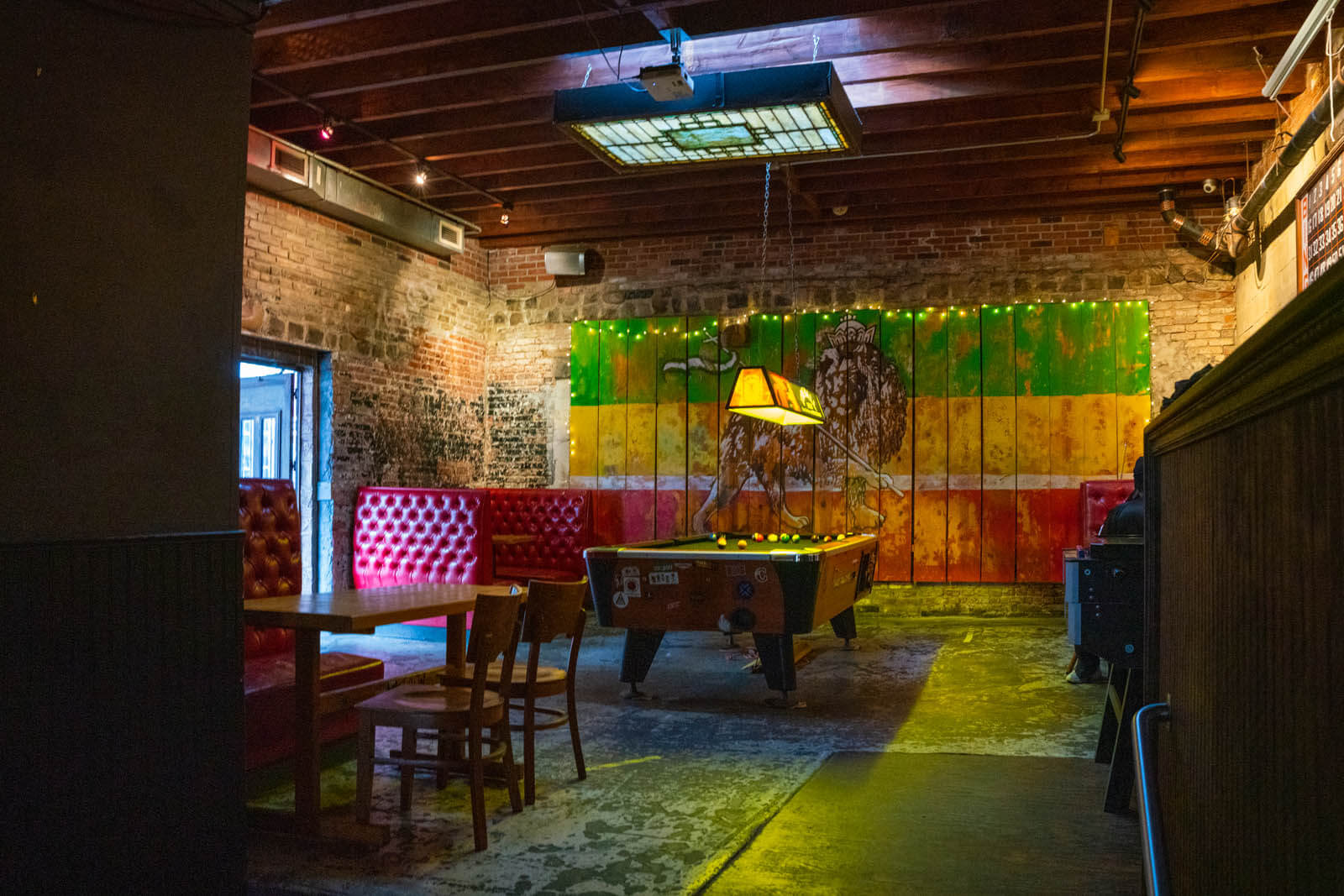 interior of East River Bar in Williamsburg Brooklyn