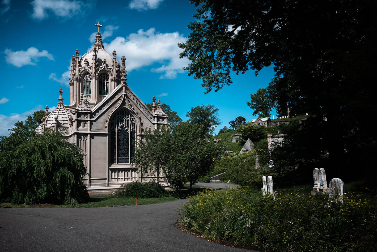 Greenwood Cemetery Chapel in Sunset Park Brooklyn