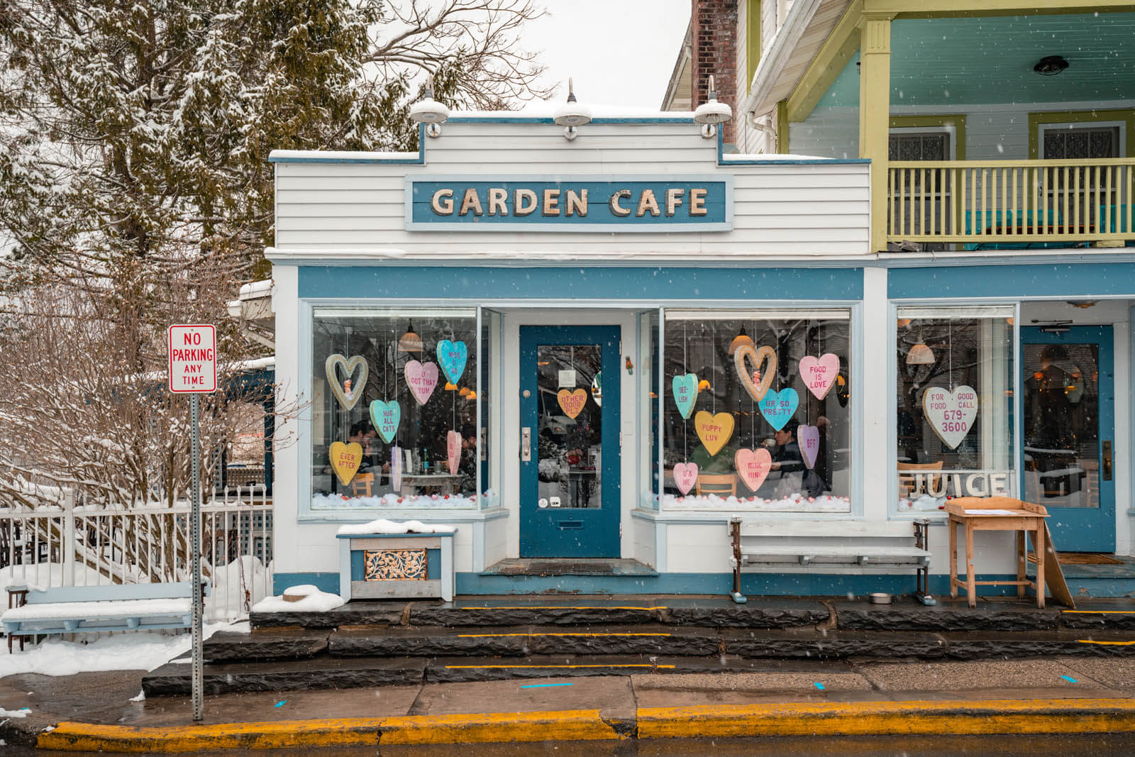 Garden Cafe in Woodstock New York in the Catskills