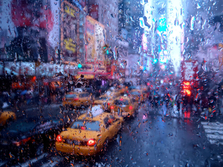 Just another rainy day in New York City