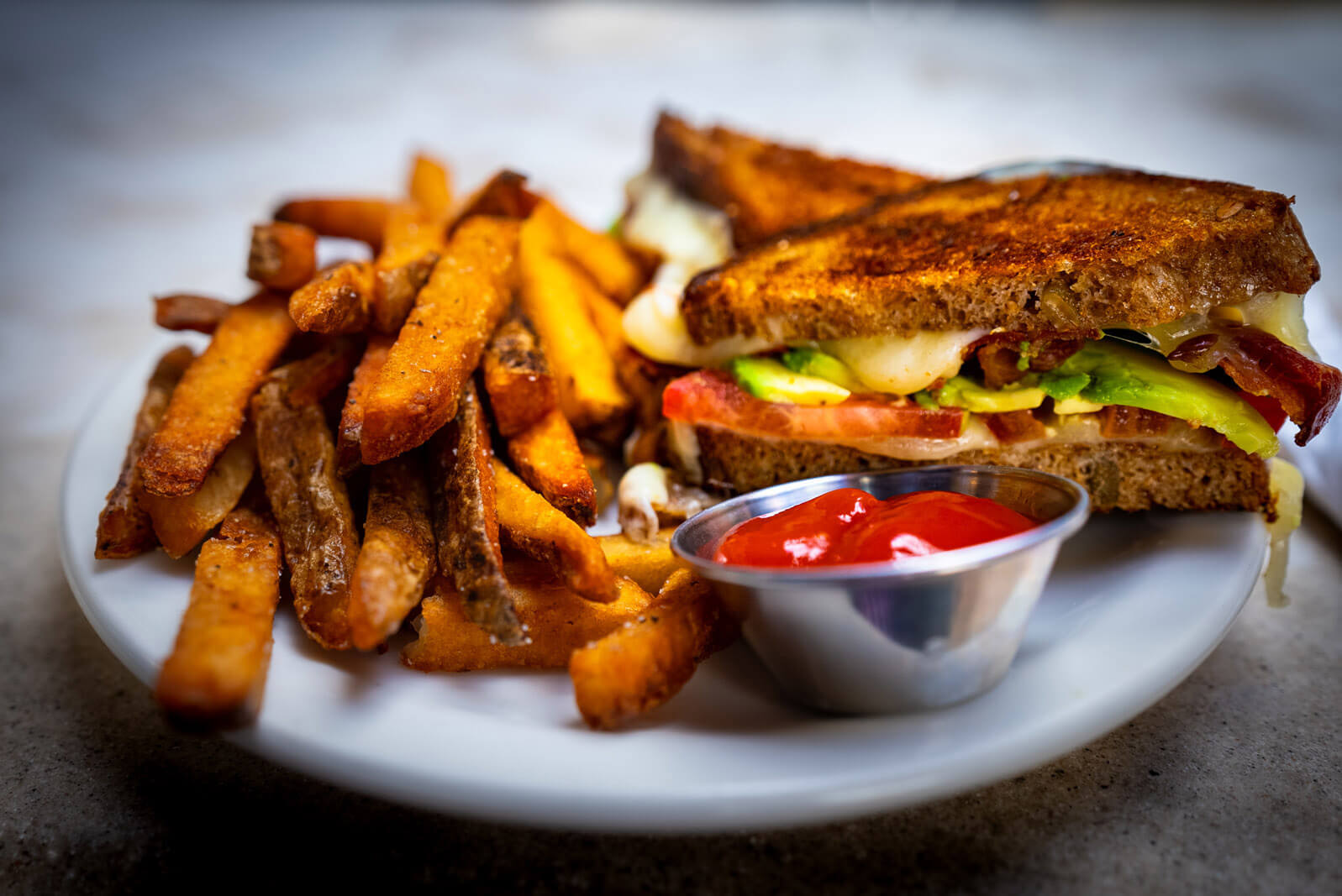 sandwich from Sisters in Clinton Hill Brooklyn