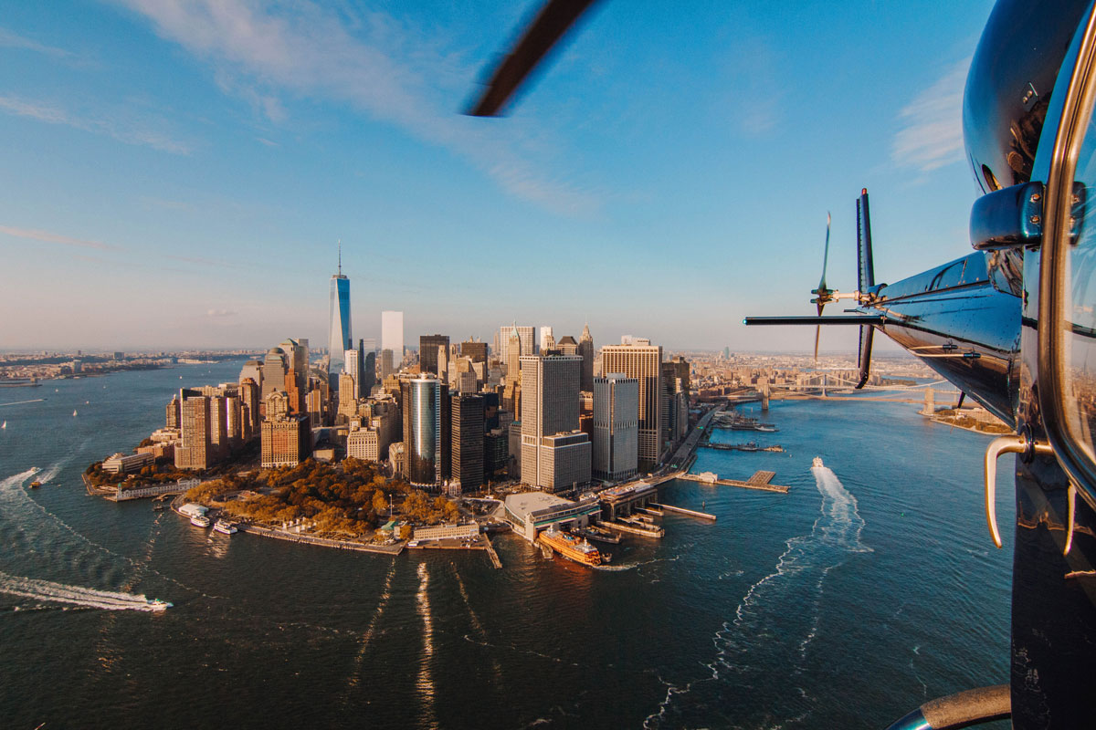 Manhattan-skyline-view-from-helicopter-ride-over-NYC